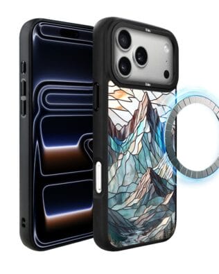 Etui do iPhone 17 Pro Max IBIZU DropGuard Matt z MagSafe, Barwy Szkła, Górski Potok
