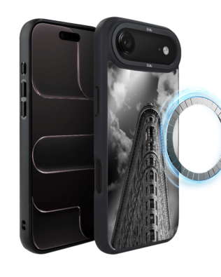 Etui do iPhone Air IBIZU DropGuard Matt z MagSafe, Noir City, Flatiron