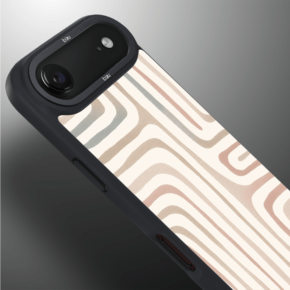 Etui do iPhone Air IBIZU DropGuard Matt z MagSafe, Boho, Piaskowy labirynt - obrazek 6