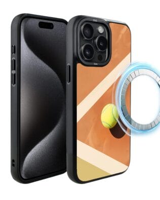 Etui do iPhone 15 Pro IBIZU DropGuard Matt z MagSafe, #Move, Tenis