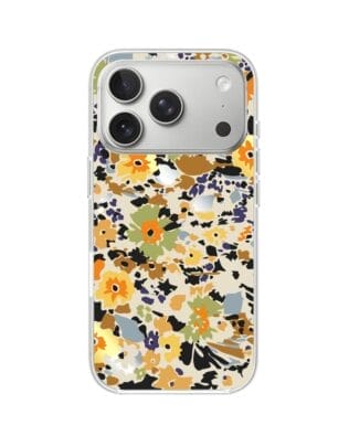 Etui do iPhone 17 Pro Max z MagSafe przeźroczyste, silikonowe Flexi, Summer Patterns, malowane kwiatki