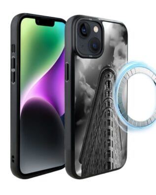 Etui do iPhone 14 Plus IBIZU DropGuard Matt z MagSafe, Noir City, Flatiron