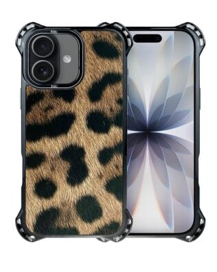 Etui do iPhone 17 IBIZU DropGuard Ultra z MagSafe, Zew Natury, Lampart