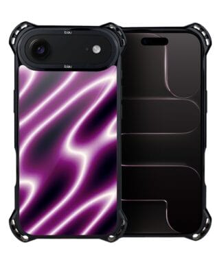 Etui do iPhone Air IBIZU DropGuard Ultra z MagSafe, Twilight Dreams, Neonowa fala