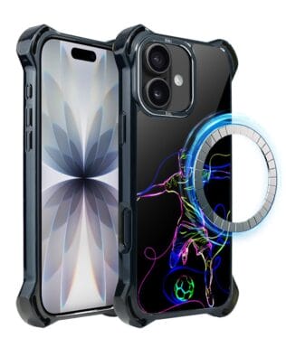 Etui do iPhone 17 IBIZU DropGuard Ultra z MagSafe, #ElectroMove, Moc footballu