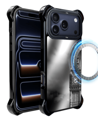 Etui do iPhone 17 Pro IBIZU DropGuard Ultra z MagSafe, Noir City, Big Ben