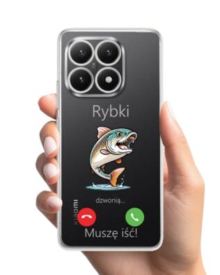 Etui do Xiaomi 15T przeźroczyste, silikonowe Flexi, rybki dzwonią