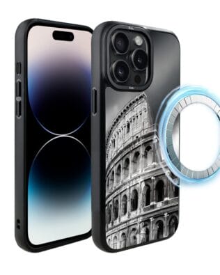 Etui do iPhone 14 Pro Max IBIZU DropGuard Matt z MagSafe, Noir City, Koloseum