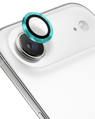 Metalowa osłona obiektywu aparatu ze szkła hartowanego 9H do iPhone Air, 1 zestaw, berylowa zieleń