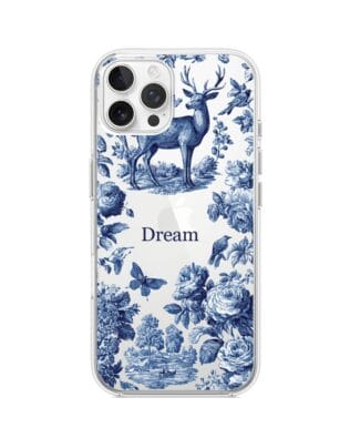 Etui do iPhone 12 Pro przeźroczyste, silikonowe Flexi, Mystic, Dream Deer