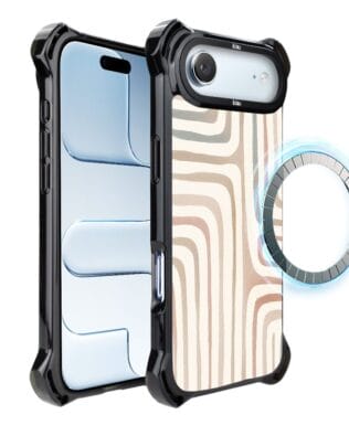 Etui do iPhone Air IBIZU DropGuard Ultra z MagSafe, Boho, Piaskowy labirynt