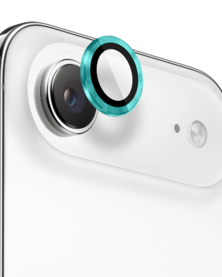 Metalowa osłona obiektywu aparatu ze szkła hartowanego 9H do iPhone Air, 1 zestaw, berylowa zieleń