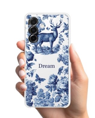 Etui do Samsung Galaxy A26 5G przeźroczyste, silikonowe Flexi, Mystic, Dream Deer
