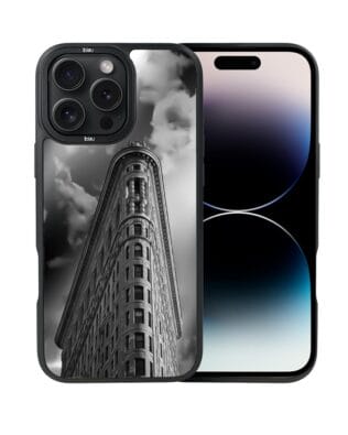 Etui do iPhone 14 Pro Max IBIZU DropGuard Matt z MagSafe, Noir City, Flatiron