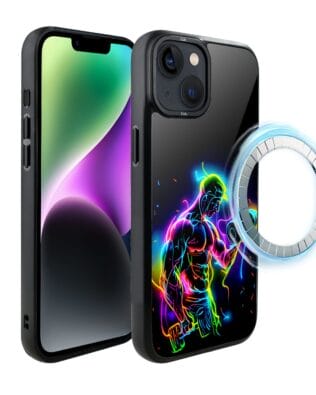Etui do iPhone 14 IBIZU DropGuard Matt z MagSafe, #ElectroMove, Jest moc
