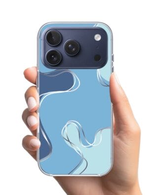 Etui do iPhone 17 Pro z MagSafe przeźroczyste, silikonowe Flexi, spokój oceanu