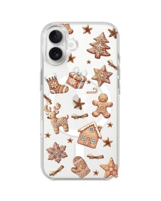 Etui do iPhone 17 z MagSafe przeźroczyste, silikonowe Flexi, Magia pierniczków