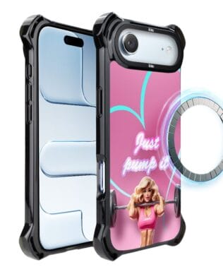 Etui do iPhone Air IBIZU DropGuard Ultra z MagSafe, #Move, Pump it love