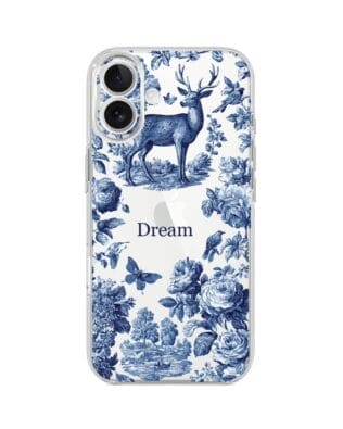 Etui do iPhone 17 przeźroczyste, silikonowe Flexi, Mystic, Dream Deer
