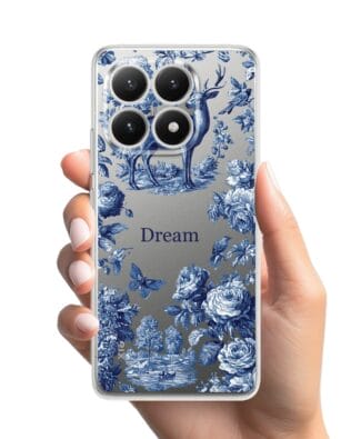 Etui do Xiaomi 15T przeźroczyste, silikonowe Flexi, Mystic, Dream Deer