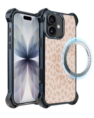 Etui do iPhone 17 IBIZU DropGuard Ultra z MagSafe, Boho, Delikatna panterka