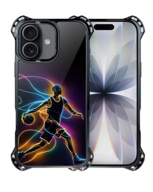 Etui do iPhone 17 IBIZU DropGuard Ultra z MagSafe, #ElectroMove, Duch koszykówki