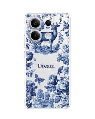 Etui do Xiaomi Redmi Note 13 Pro 5G przeźroczyste, silikonowe Flexi, Mystic, Dream Deer