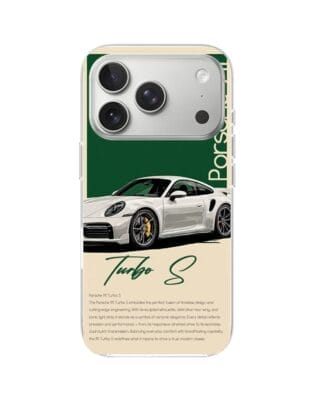 Etui do iPhone 17 Pro z MagSafe przeźroczyste, silikonowe Flexi, Szybkie Auta, Elegancja 911