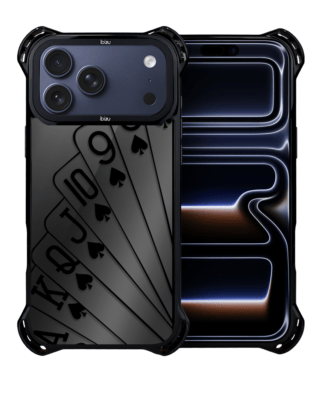 Etui do iPhone 17 Pro Max IBIZU DropGuard Ultra z MagSafe, Midnight, Karty do gry