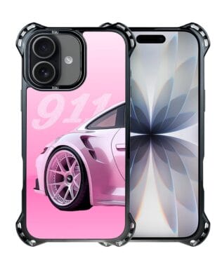 Etui do iPhone 17 IBIZU DropGuard Ultra z MagSafe, TechDrive, 911 różowe