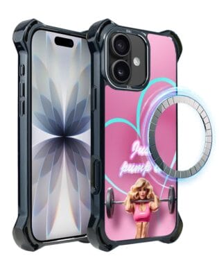 Etui do iPhone 17 IBIZU DropGuard Ultra z MagSafe, #Move, Pump it love