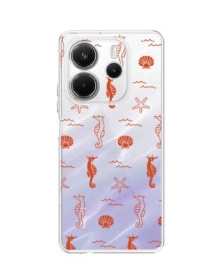Etui do Xiaomi Redmi Note 14 5G przeźroczyste, silikonowe Flexi, wakacyjne wzory
