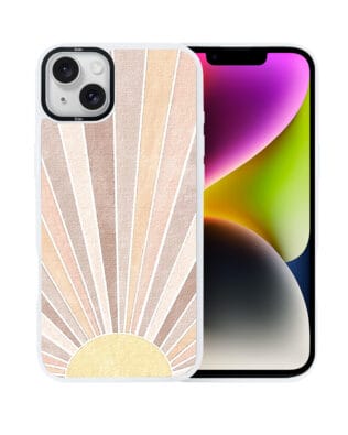 Etui do iPhone 14 Plus IBIZU DropGuard Matt z MagSafe, Boho, Wschód słońca