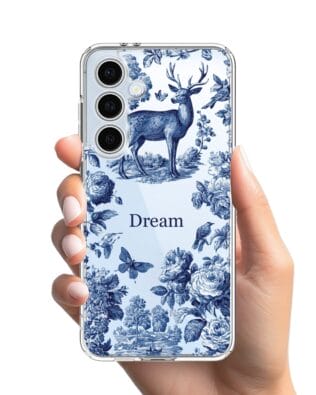 Etui do Samsung Galaxy S24 FE przeźroczyste, silikonowe Flexi, Mystic, Dream Deer