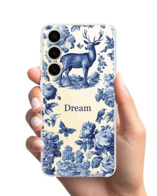 Etui do Samsung Galaxy S24 przeźroczyste, silikonowe Flexi, Mystic, Dream Deer