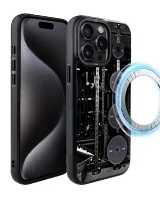 Etui do iPhone 15 Pro IBIZU DropGuard Matt z MagSafe, #Move, Stacja żelazo