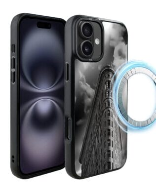 Etui do iPhone 16 IBIZU DropGuard Matt z MagSafe, Noir City, Flatiron