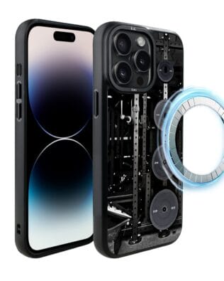 Etui do iPhone 14 Pro Max IBIZU DropGuard Matt z MagSafe, #Move, Stacja żelazo