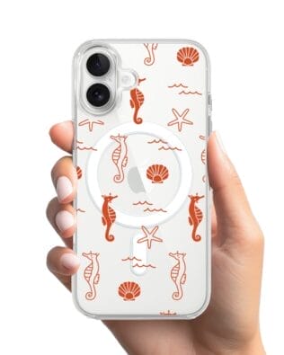 Etui do iPhone 17 z MagSafe przeźroczyste, silikonowe Flexi, Summer Patterns, wakacyjne wzory