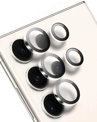 Szklana osłona obiektywów, hybrydowa osłona do Samsung Galaxy S23 Ultra, przeźroczysta