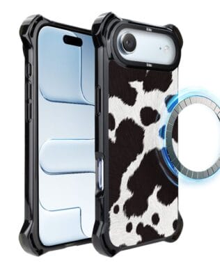 Etui do iPhone Air IBIZU DropGuard Ultra z MagSafe, Zew Natury, Polska krowa