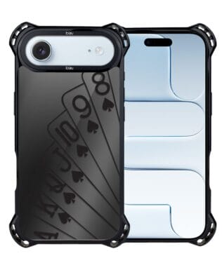 Etui do iPhone Air IBIZU DropGuard Ultra z MagSafe, Midnight Mirror, Karty do gry