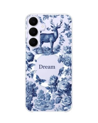 Etui do Samsung Galaxy S25 FE z MagSafe przeźroczyste, silikonowe Flexi, Mystic, Dream Deer