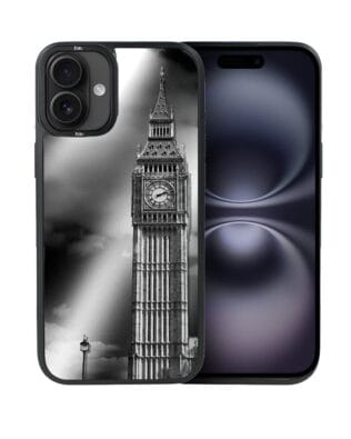 Etui do iPhone 16 Plus IBIZU DropGuard Matt z MagSafe, Noir City, Big Ben