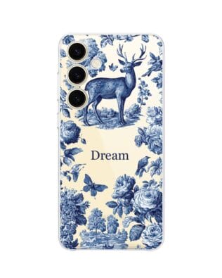 Etui do Samsung Galaxy S25 przeźroczyste, silikonowe Flexi, Mystic, Dream Deer