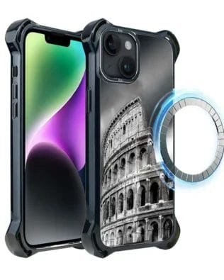 Etui do iPhone 14 Plus IBIZU DropGuard Ultra z MagSafe, Noir City, Koloseum