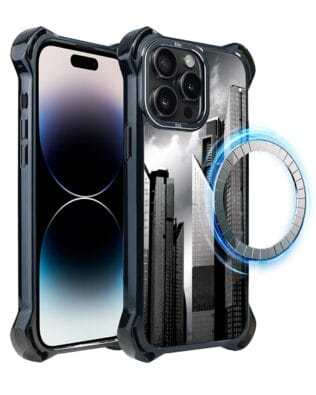 Etui do iPhone 14 Pro IBIZU DropGuard Ultra z MagSafe, Noir City, Manhattan