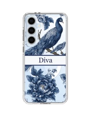 Etui do Samsung Galaxy S24 FE z MagSafe przeźroczyste, silikonowe Flexi, Mystic, Dream Deer