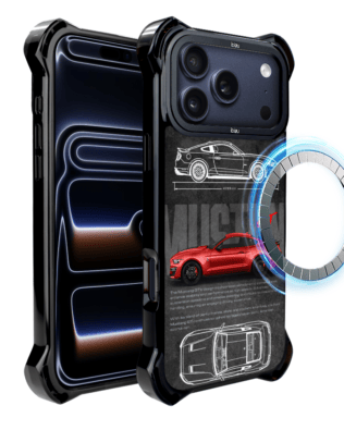 Etui do iPhone 17 Pro IBIZU DropGuard Ultra z MagSafe, GT V8 “Coyote”