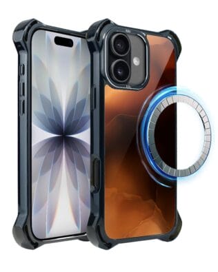 Etui do iPhone 17 IBIZU DropGuard Ultra z MagSafe, Twilight Dreams, Mars Sunset